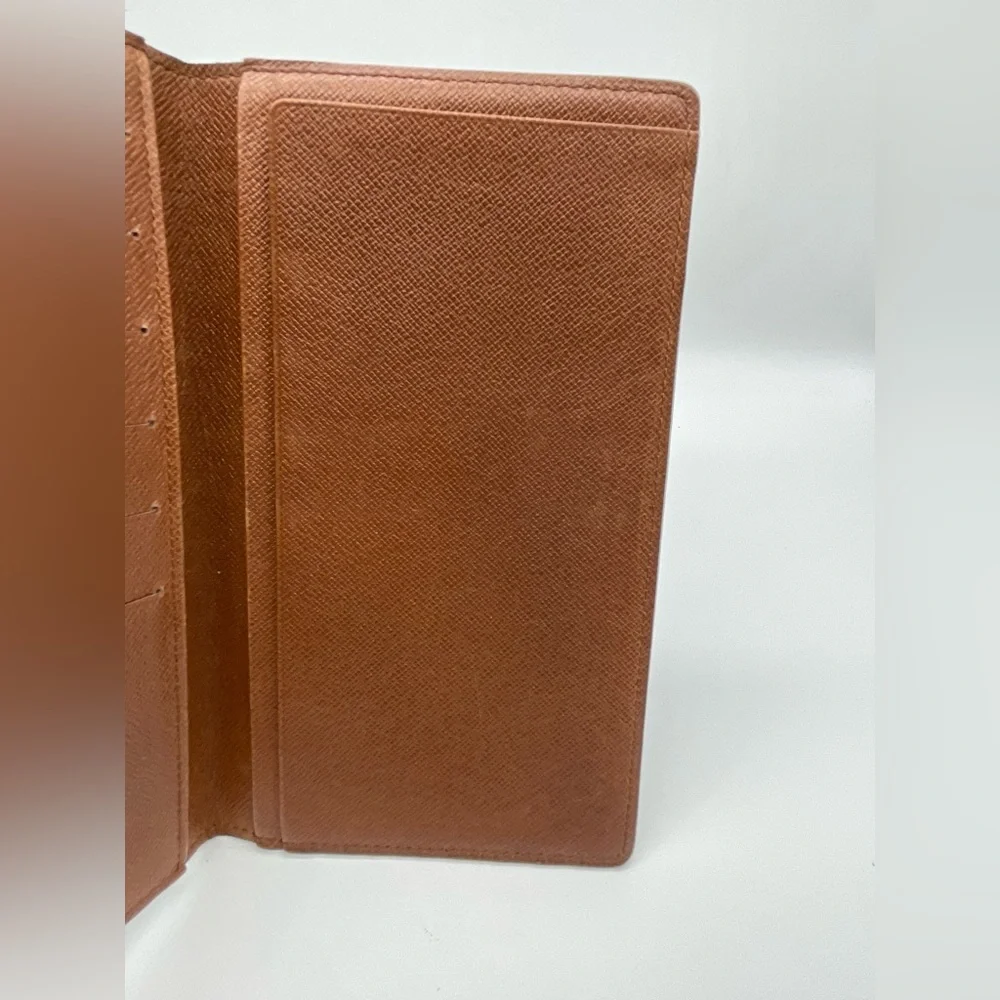 Louis Vuitton Monogram Checkbook Long Wallet